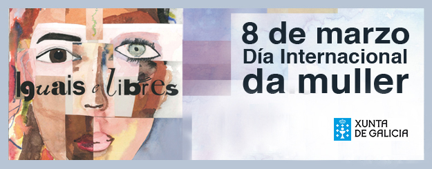Resultado de imagen de día de la mujer  2018 galicia logo