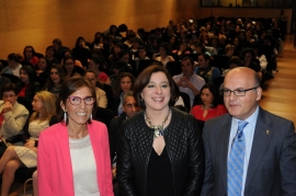 A secretaria xeral da Igualdade, na inauguración do foro, hoxe en Ourense