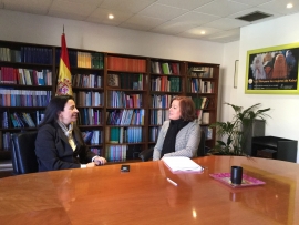 La secretaria general de la Igualdad, Susana López Abella, visitó esta mañana en Madrid a la directora general del Instituto de la Mujer, Carmen Plaza