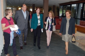 A secretaria xeral da Igualdade, Susana López Abella, inaugurou as Xornadas de Desenvolvemento Rural que se celebraron no Balneario de Laias, en Cenlle 