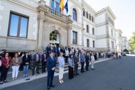 O Goberno galego en funcións garda un minuto de silencio en memoria da última vítima da violencia de xénero