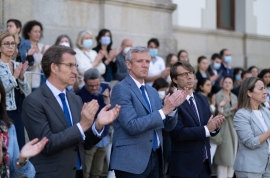 O Goberno galego en funcións garda un minuto de silencio en memoria da última vítima da violencia de xénero