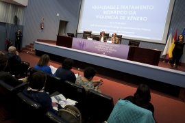 Susana López Abella inaugurou hoxe na EGAP o curso “Igualdade e Tratamento mediático da Violencia de Xénero"  Autor: Ana Varela