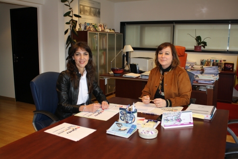 A Secretaria Xeral da Igualdade, Susana López Abella  reuníuse coa  Presidenta da Asociación de Mulleres no Sector Público,  Concepción  Campos Acuña,  constituída recentemente.