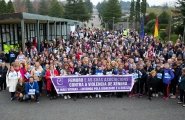 A andaina ‘Camiño ao respecto’ reúne milleiros de persoas en Santiago e de xeito virtual para amosar a unidade de Galicia fronte a violencia contra a muller