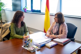  A secretaria xeral da Igualdade reúnese coa presidenta da Federación Galega de Redeiras Artesás “O Peirao”