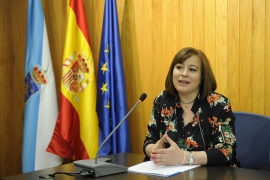 A secretaria xeral da Igualdade, Susana López Abella, participou hoxe na clausura dun curso do programa ‘Neneiras’, que organiza a ONG Mestura para favorecer a integración social das mulleres migrantes