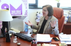 La secretaria general de la Igualdad, Susana López Abella, mantuvo esta mañana una reunión por videoconferencia con la presidenta de la Asociación de Prevención e Axuda aos Trastornos da Conduta Alimentaria (CIOR Galicia), María Luz Cid Orin.