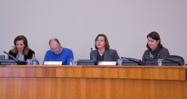 A secretaria xeral da Igualdade, Susana López Abella, na comisión parlamentaria