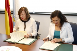 A secretaria xeral da Igualdade, Susana López Abella, asinou hoxe o convenio de colaboración para a atención psicolóxica das mulleres vítimas de violencia de xénero