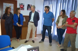 O vicepresidente da Xunta de Galicia, Alfonso Rueda, visitou hoxe o Centro de Información á Muller da Mancomunidade Conso Frieiras