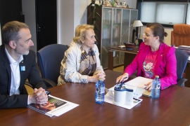 A secretaria Xeral da Igualdade, Susana López Abella mantivo unha xuntanza coa presidenta autonómica de Cruz Vermella, Carmen Colmeiro