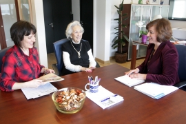 A secretaria xeral da Igualdade, Susana López Abella, reuniuse coa presidenta de ASFEM e AFAMMER, Pilar Iglesias Osorio