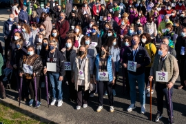 Preto de 5.000 persoas camiñan en Galicia cara ao respecto na IX Andaina contra a Violencia de Xénero