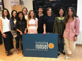 La secretaria general de la Igualdad, Susana López Abella, visitó esta mañana en A Coruña la sede de la fundación
