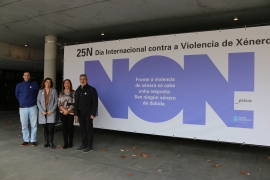  A Delegación Territorial da Xunta en Pontevedra súmase á campaña do Día Internacional contra a Violencia de Xénero