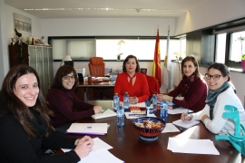 Susana López Abella mantivo esta mañá unha xuntanza coa Asocación de Mulleres con Discapacidade de Galicia (ACADAR)