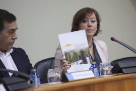 A secretaria xeral da Igualdade, Susana López Abella, informou hoxe no Parlamento das conclusións do estudo exploratorio sobre o tráfico de persoas, elaborado dentro do marco do proxecto europeo Itíneris 