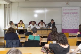 Susana López Abella participou na inauguración dunhas xornadas organizadas pola Oficina para a Igualdade de Xénero da Universidade da Coruña