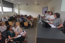 La secretaria general de la Igualdad, Susana López Abella, presentó hoy en Pontevedra la orden de ayudas del Gobierno gallego